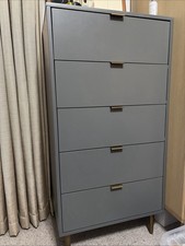 Set Of Two Five Drawer Chest