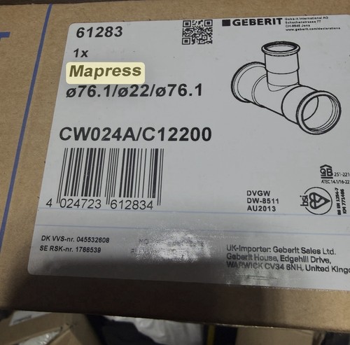 Geberit 61283 mapress - 1x,