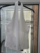 BNWT Next White Halter Neck