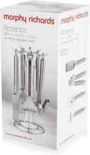 Morphy Richards Stainless Steel Serving Cooking Kitchen Utensil Set-SILVER
