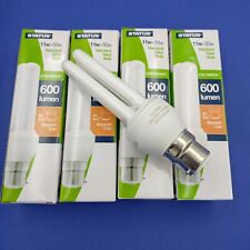 4 x 11W = 50w Status Low Energy CFL Light Bulbs BC B22 d Energy Saving Lamps
