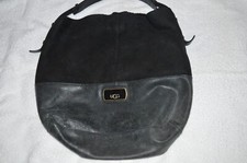 LADIES BLACK UGG HANDBAG