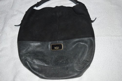 Ladies black ugg handbag - ladies,