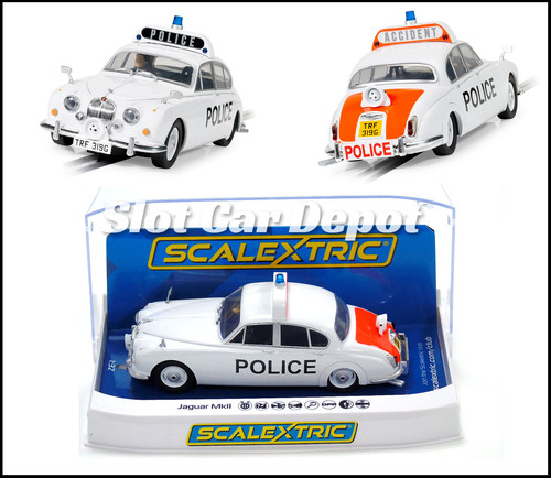 Scalextric jaguar mk2 police - mk2,