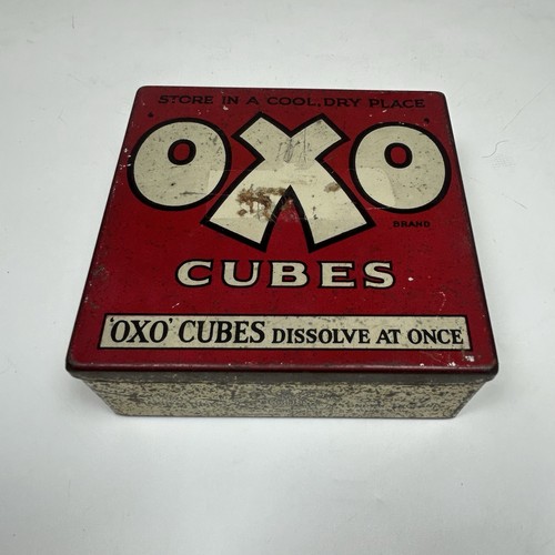 Oxo vintage metal storage tin - oxo,