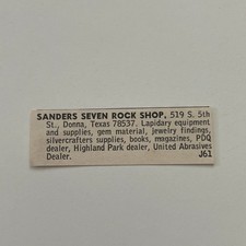 Sanders Seven Rock Shop