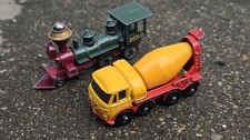 Lesney Matchbox Santa Fe American Loco 4-4-0 Train No 13 & Concrete Truck No 21