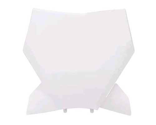 Front number board white - front,