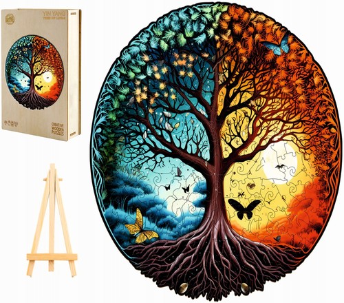Wooden puzzles 280 - wooden, ying