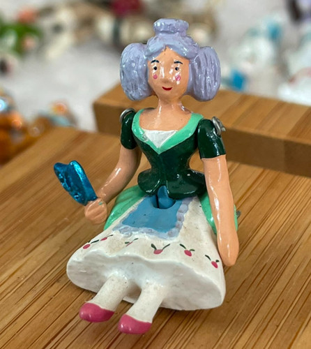 Hantel pewter figurine - pewter,