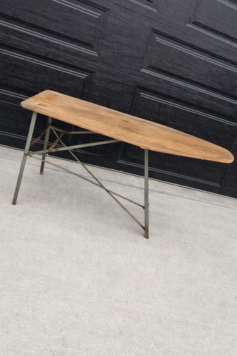 Vintage wooden ironing board - wooden,
