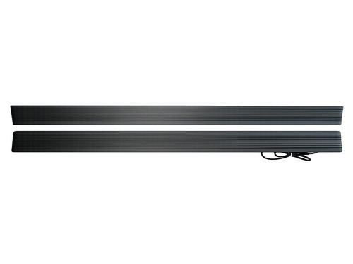 Electric side steps with led - steps,