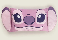 GEORGE ASDA DISNEY  STICH ANGEL CUDDDLE PILLOW LONG CUSHION PINK NEW XMAS GIFT