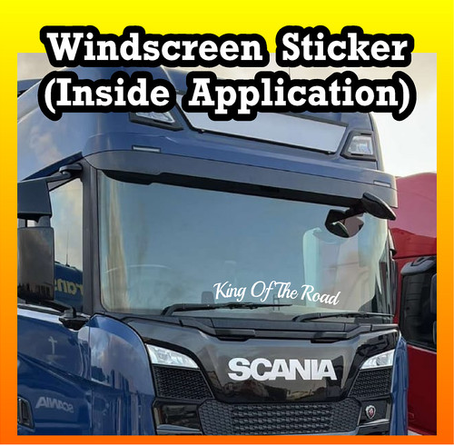 Truck sticker king - sticker, of