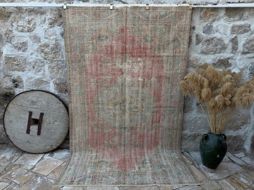 Hand woven area turkish - hand-woven,
