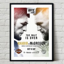 UFC 229 Khabib vs Conor McGregor Fight Poster - Wall Art Print Boxing MMA