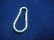 8mm Carabiner/ Carbine Clip Snap Hook - Spring Loaded