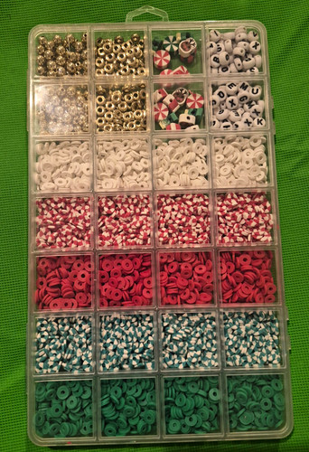Polymer clay spacer beads - polymer,