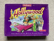Vintage Waddingtons Hollywood Board Game 1990 - 100% Complete  (Rare)