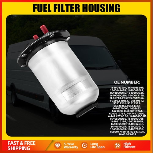 Fuel filter with housing for - filter,