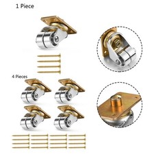 Degree Rotation Brass Casters