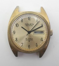 Vtg Men's GRUEN Precision 34mm