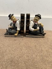 Laurel And Hardy Bookends Set