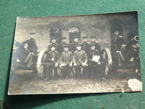 Photo postcard artillery - photo,