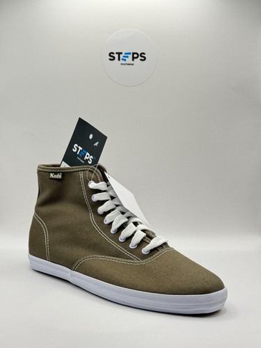 Keds high olive - high, canvas