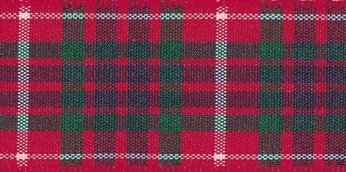 Berisfords tartan ribbon 7mm - tartan,