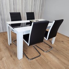 Dining table and faux - table,