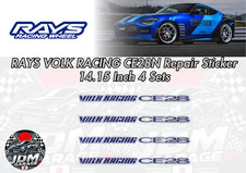RAYS VOLK RACING CE28N Repair Sticker 14.15 Inch 4 Set