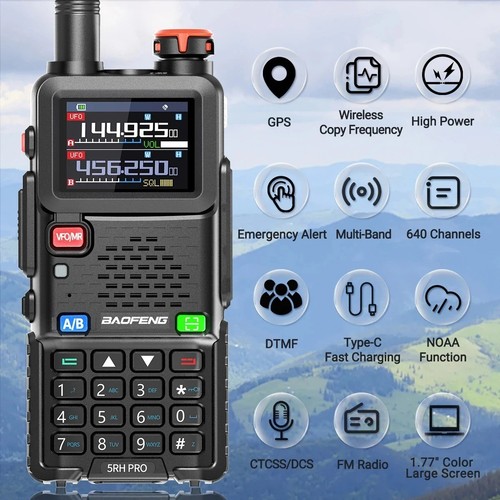 5rh pro baofeng gps walkie - pro,
