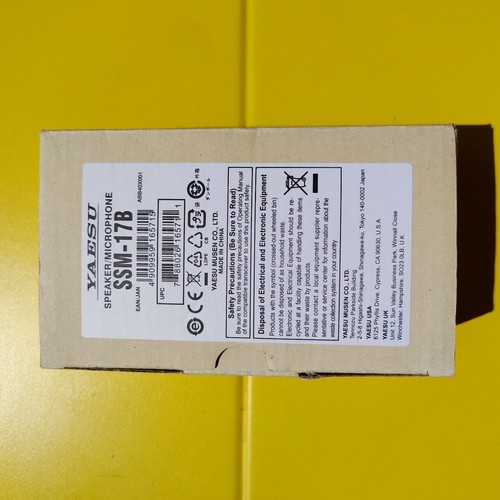 Yaesu ssm 17b - ssm-17b, speaker