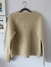 Vintage hand knitted - hand, aran