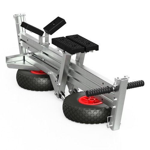Launching trolley boat - launching,