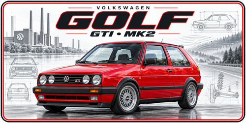 Golf mk2 gti - gti, metal