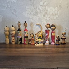 Vintage Japanese Kokeshi Dolls