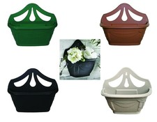  GARDEN WALL FENCE MOUNTED PLANT FLOWER BASKET POT PLANTER CONTAINER VENETIAN