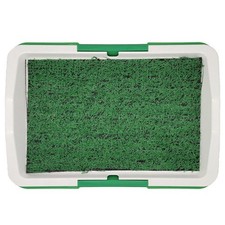 Pet Dog Toilet Training Mat Indoor Grass Potty Pad Loo Tray Large Puppy Restroom
