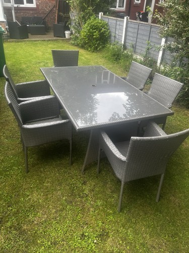 Seater garden dining table - 6-seater,