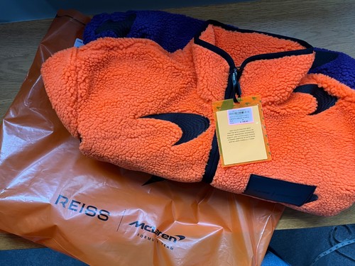 Reiss mclaren fleece jacket - reiss,
