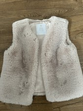 Girls kids beige cream fake