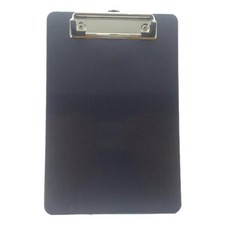 Black A4 Clipboard with ruled sides