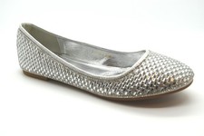 Womens Pump Glitter Slip On