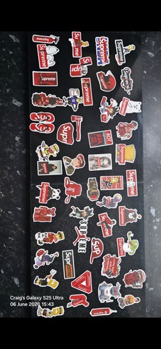 New supreme stickers designer - new,