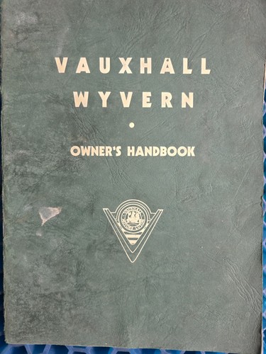 Vintage vauxhall wyvern owners - wyvern,
