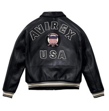 Avirex Men's Black Real