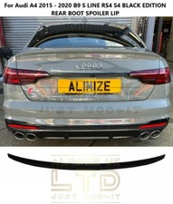For Audi A4 2016 - 2020 B9 S LINE RS4 S4 BLACK EDITION REAR BOOT SPOILER LIP 