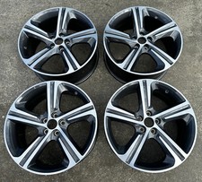 Genuine Jaguar XF X260 19" x 8.0J 5 Spoke Satin Grey Diamond Turned Alloy Wheels